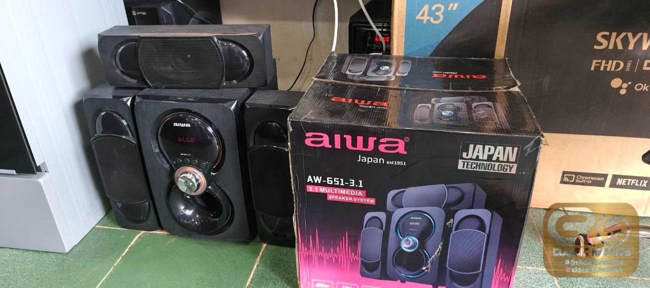 Aiwa  Aaw-651-3  3.1ch Multimedia Speaker System