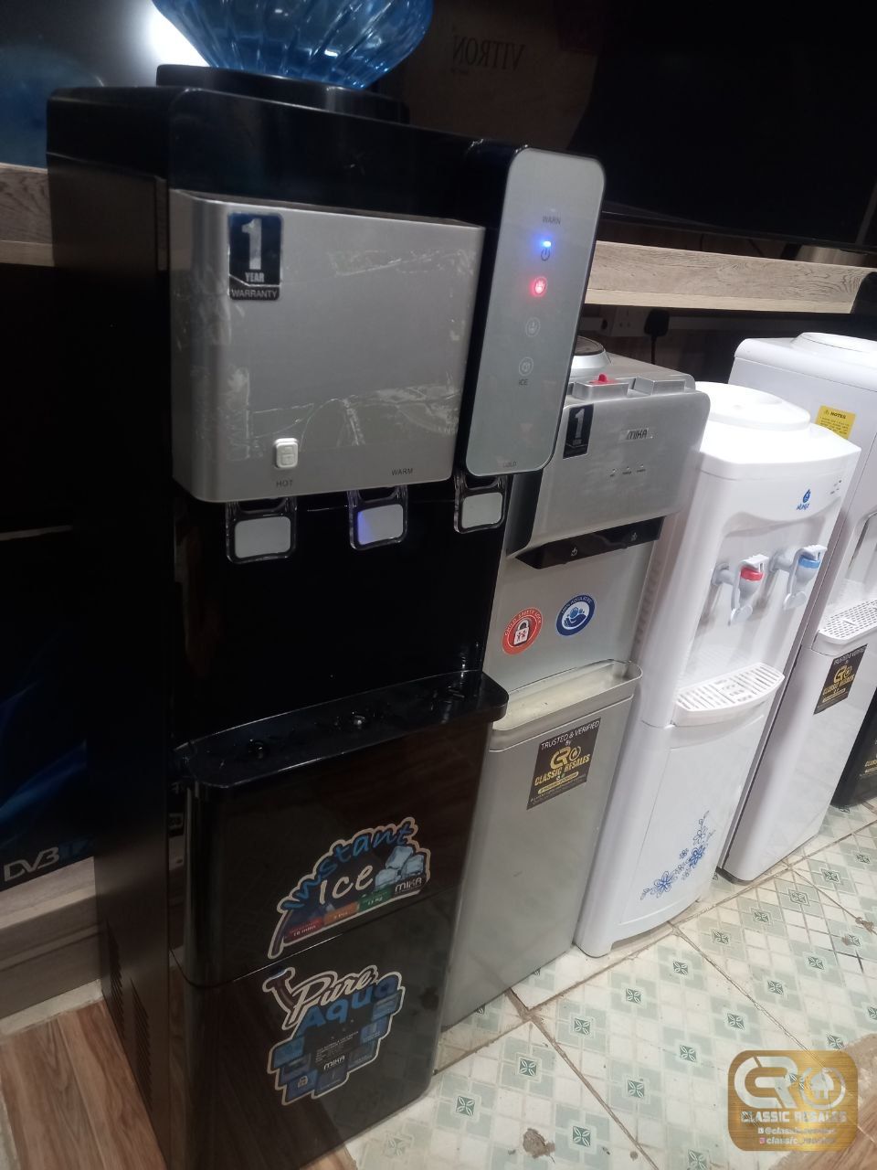 MIKA MWDT3001BS Water Dispenser With Ice Maker