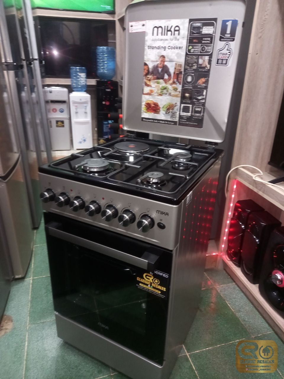 Mika 3+1 MST5060U31PSB 50by60  Free standing oven Ksh 20800