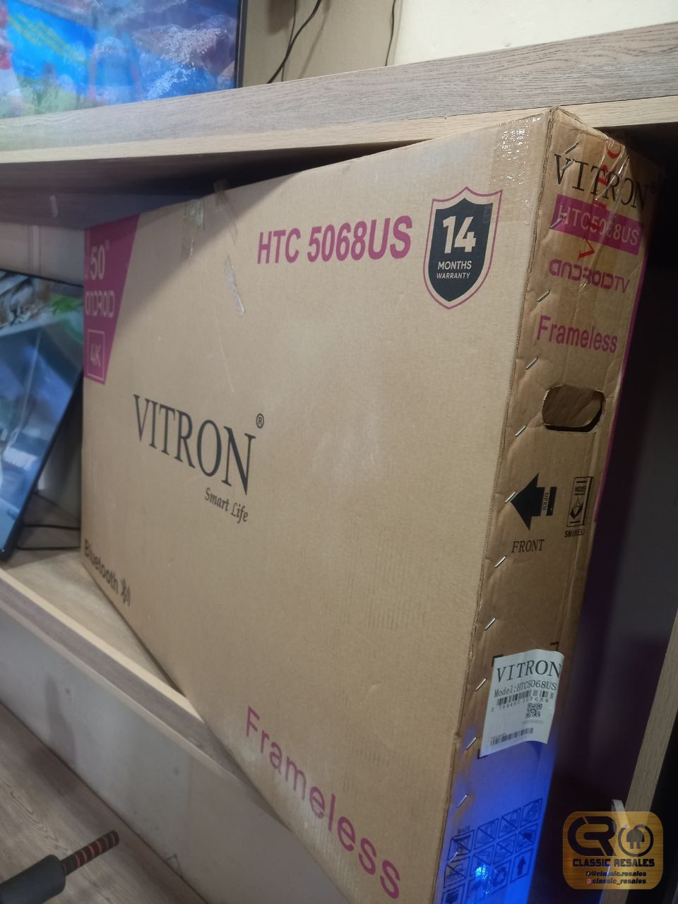 Vitron 50" android Frameless 4K TV