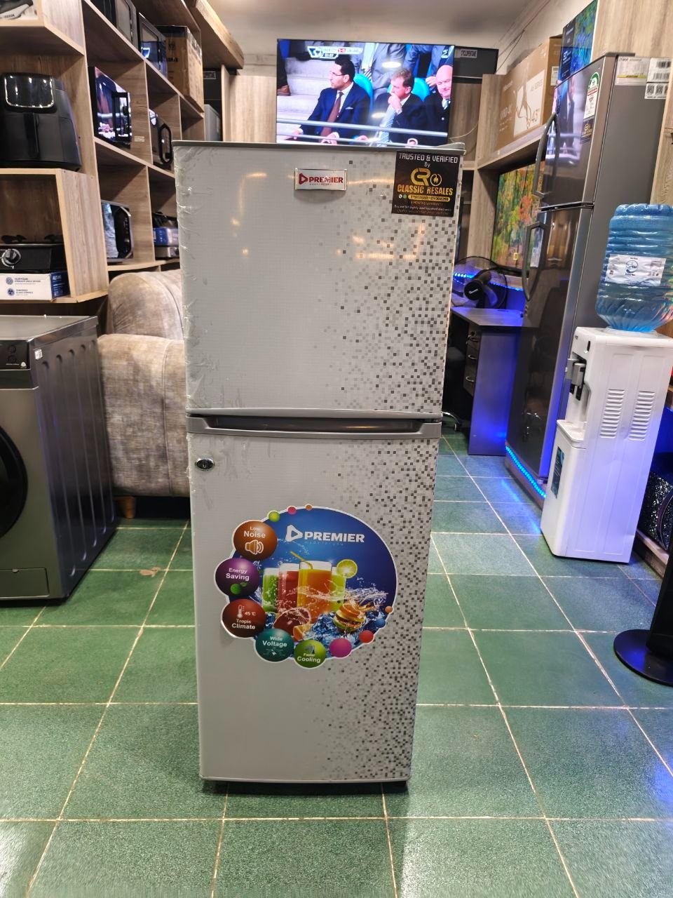 Premier 128L Double Door Fridge Model PM-128L