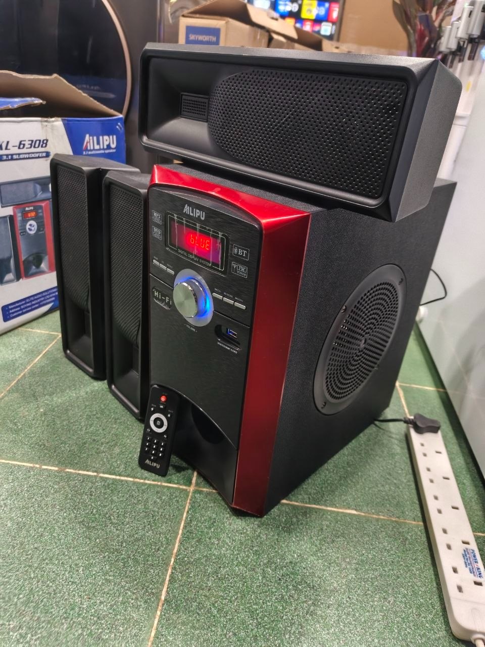 AILIPU KL-6308AD 3.1CH PRO+ Woofer Subwoofer 45W+15W*3 Bluetooth Cinema Home theater System Bluetooth Hi-Fi Speaker Speaker System