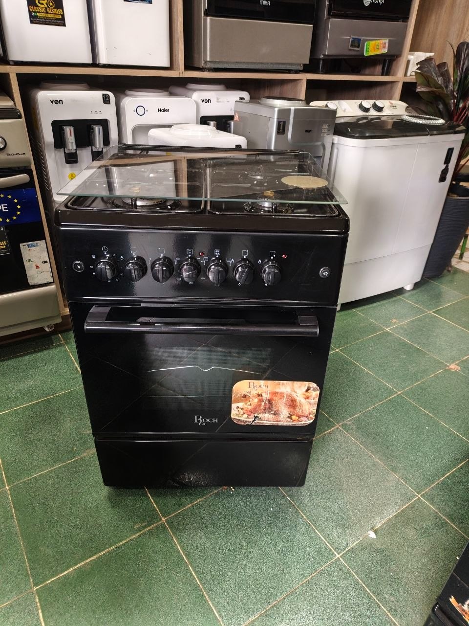 ROCH GAS COOKER 60/60 CM 3 GAS JET PIPE + 1 HOT PLATES