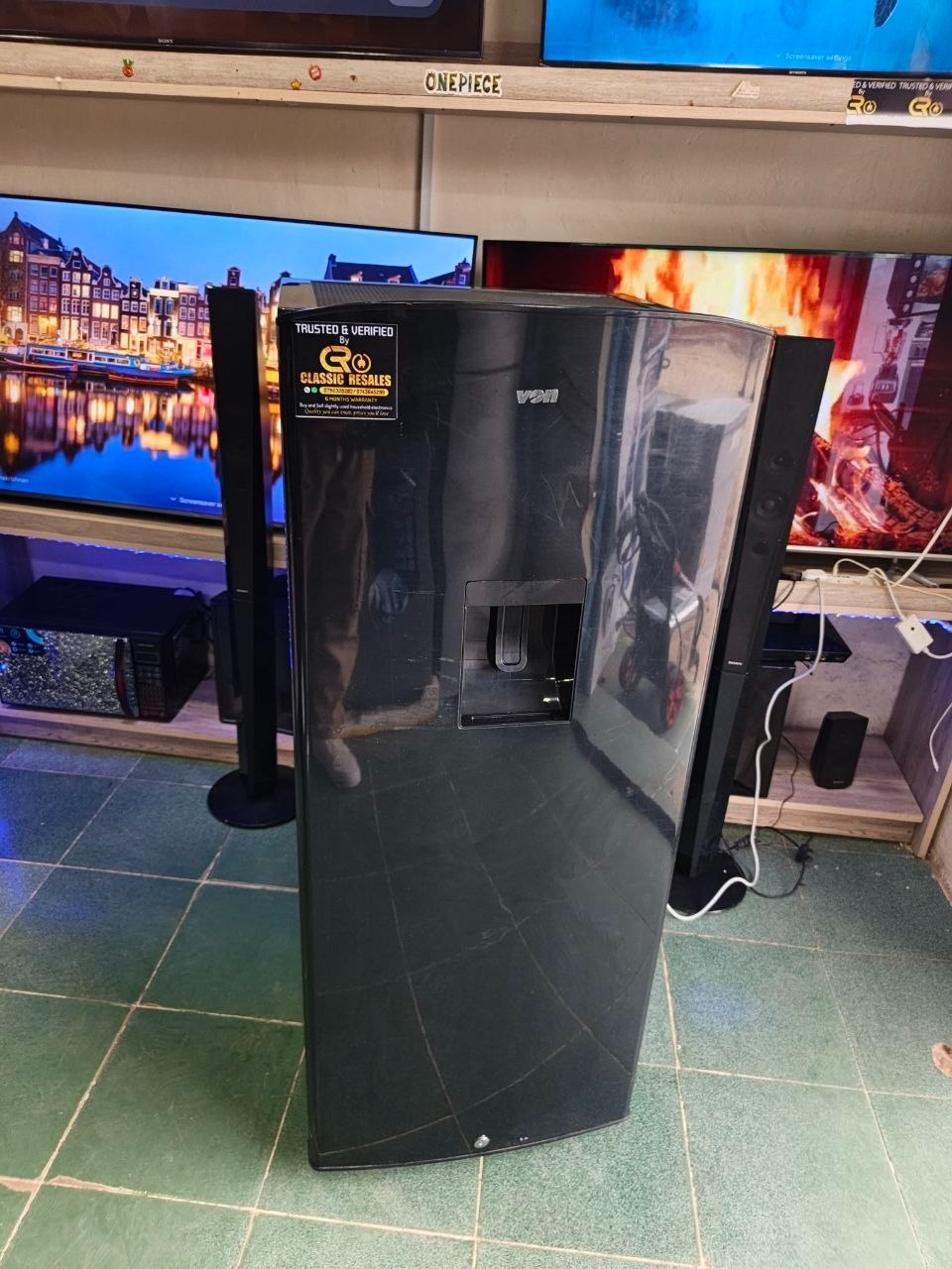 Von VARS-25DKK Single Door Fridge 180L