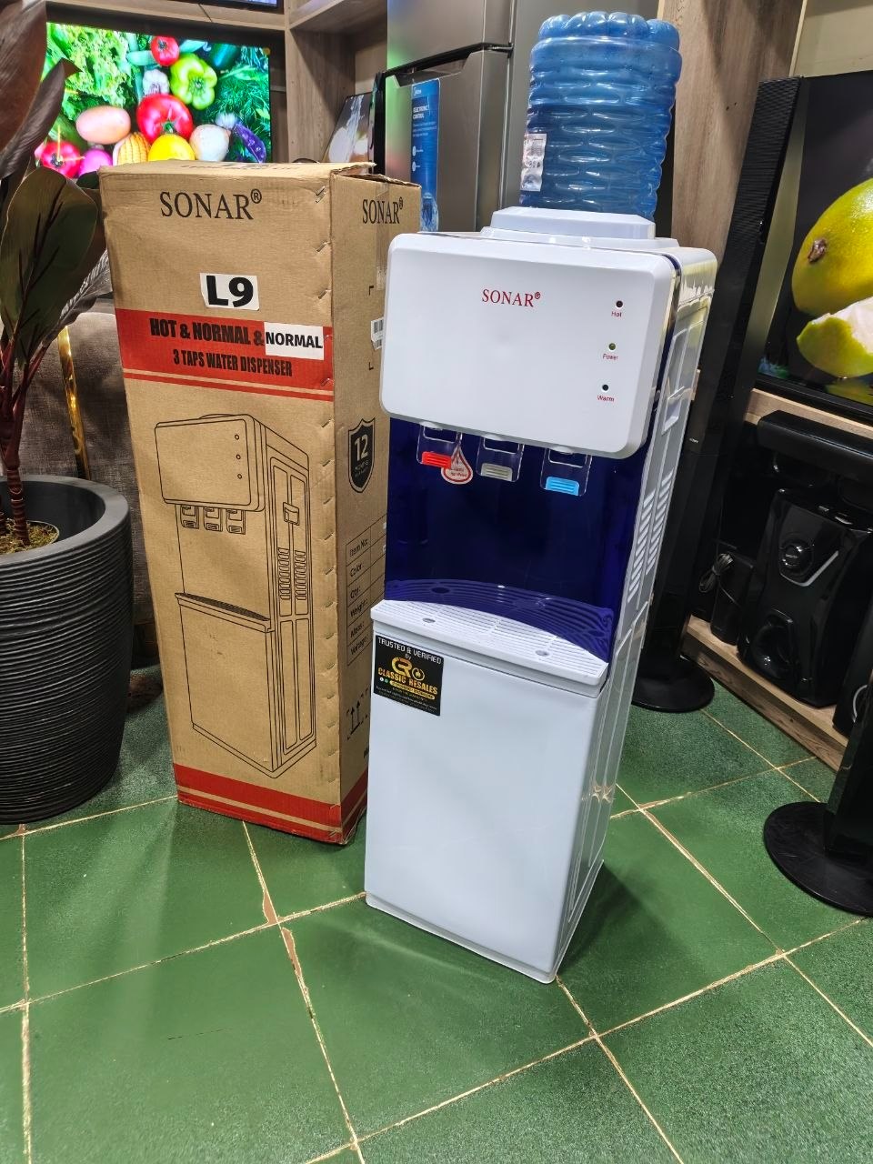 Sonar Hot&Normal&Normal Water dispenser 3-taps