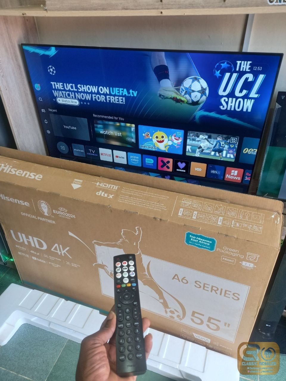 Hisense 55" 55A6NKEN TV Ksh 37700