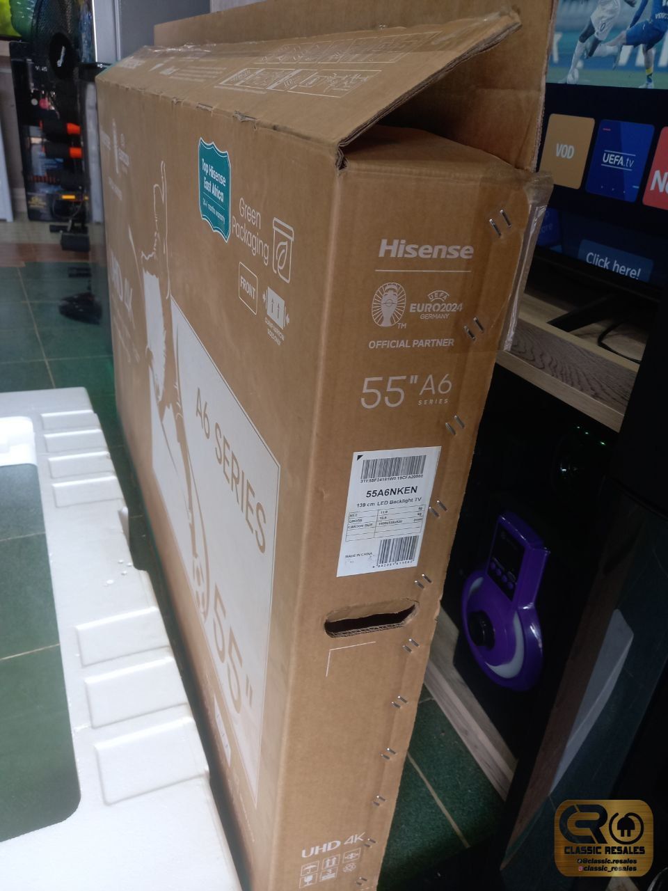 Hisense 55" UHD A6 SERIES TV