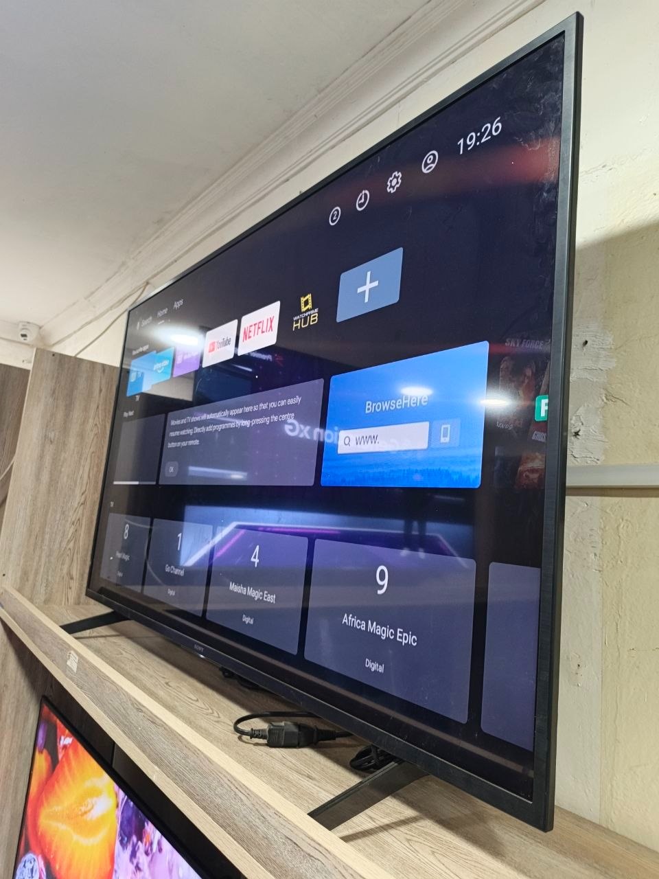 Sony 55 Inch 4K Android Smart TV (KD-55X7500H)
