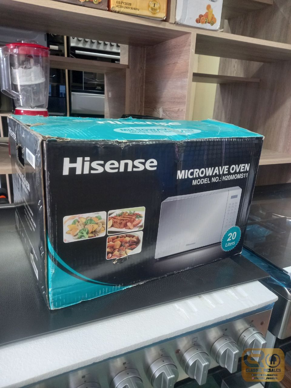 Hisense H20-MOMS11 20L Microwave Oven Solo - Silver