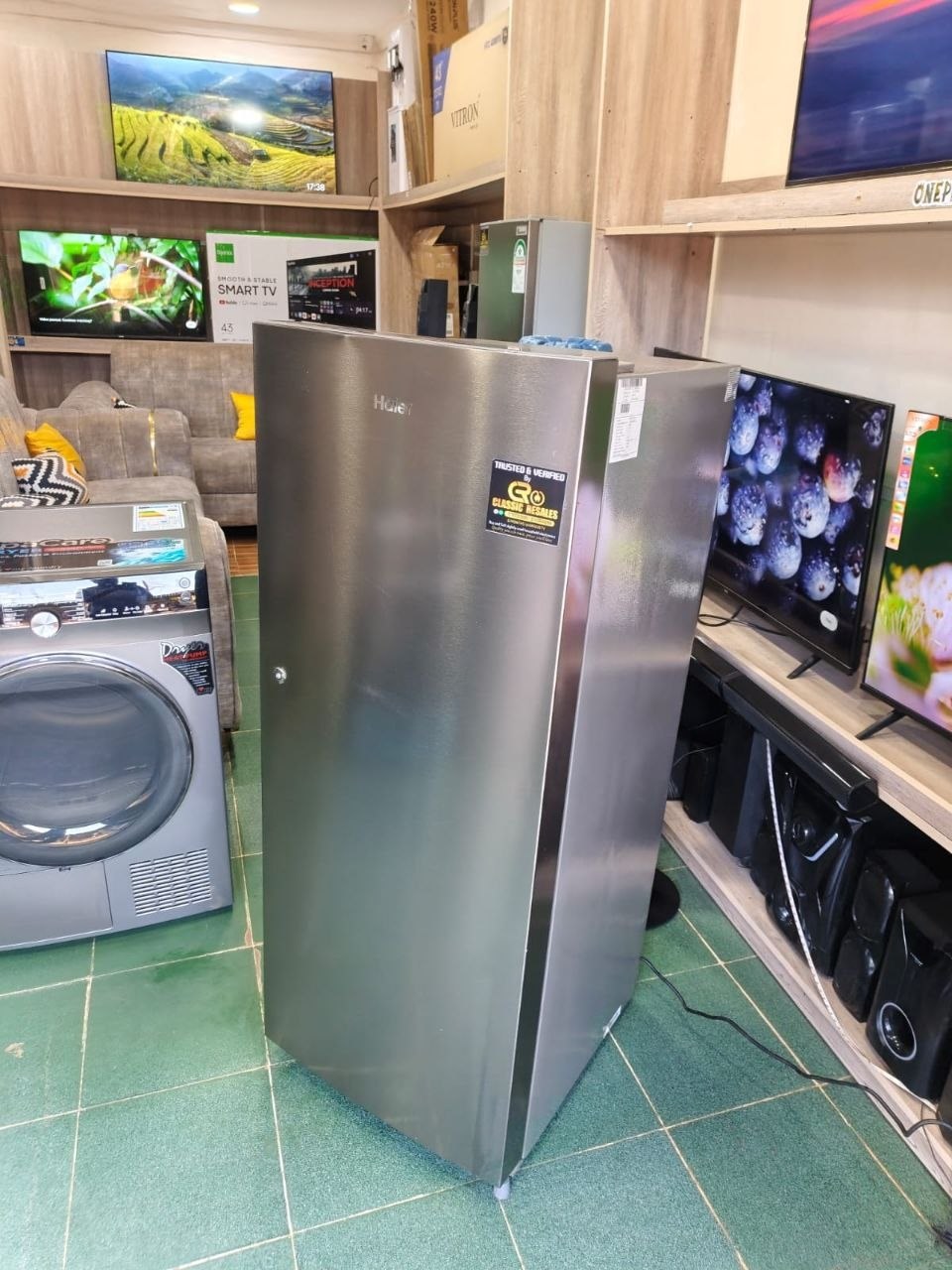 Haier 215L Direct Cool Single Door Fridge HRD-2204CSS