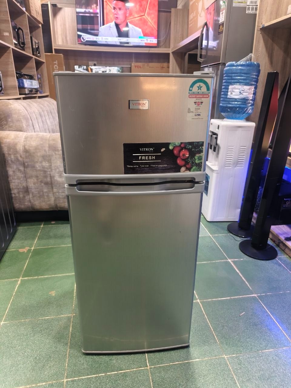Vitron VDR128DS Double Door Refrigerator 125L