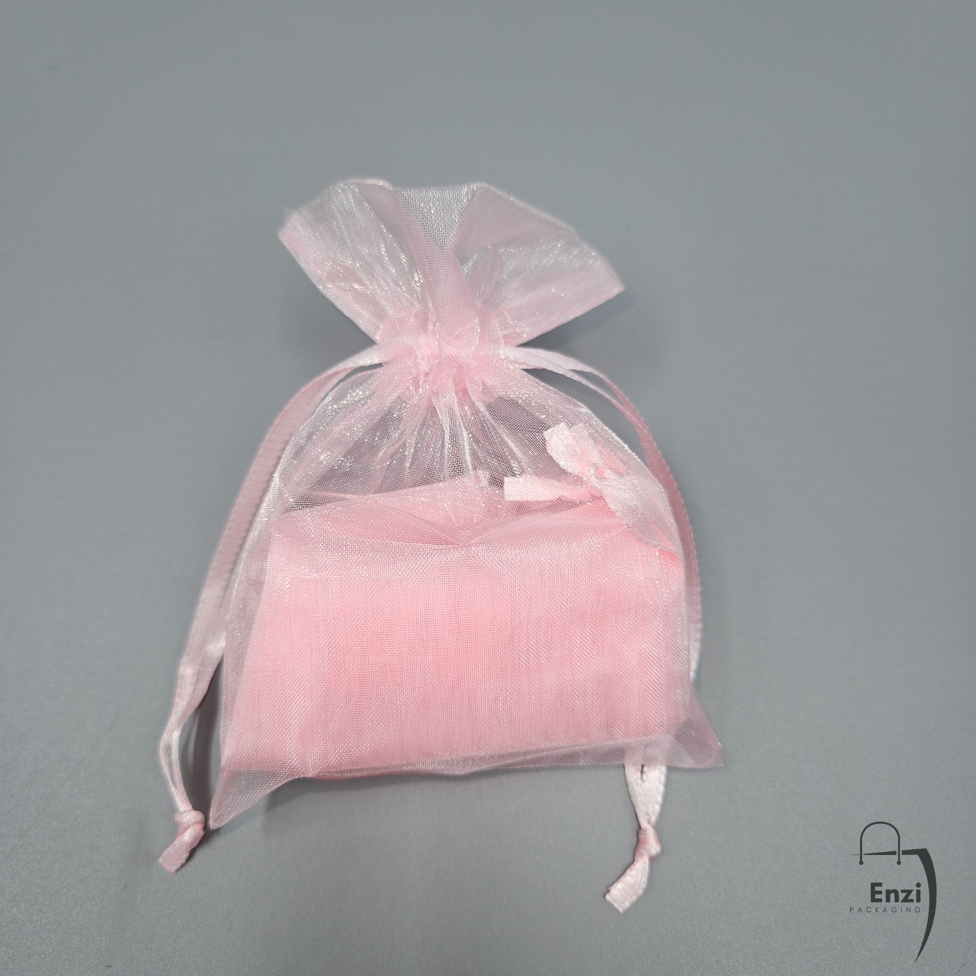 Pink Organza Packaging Bags Medium size, Mesh Bags