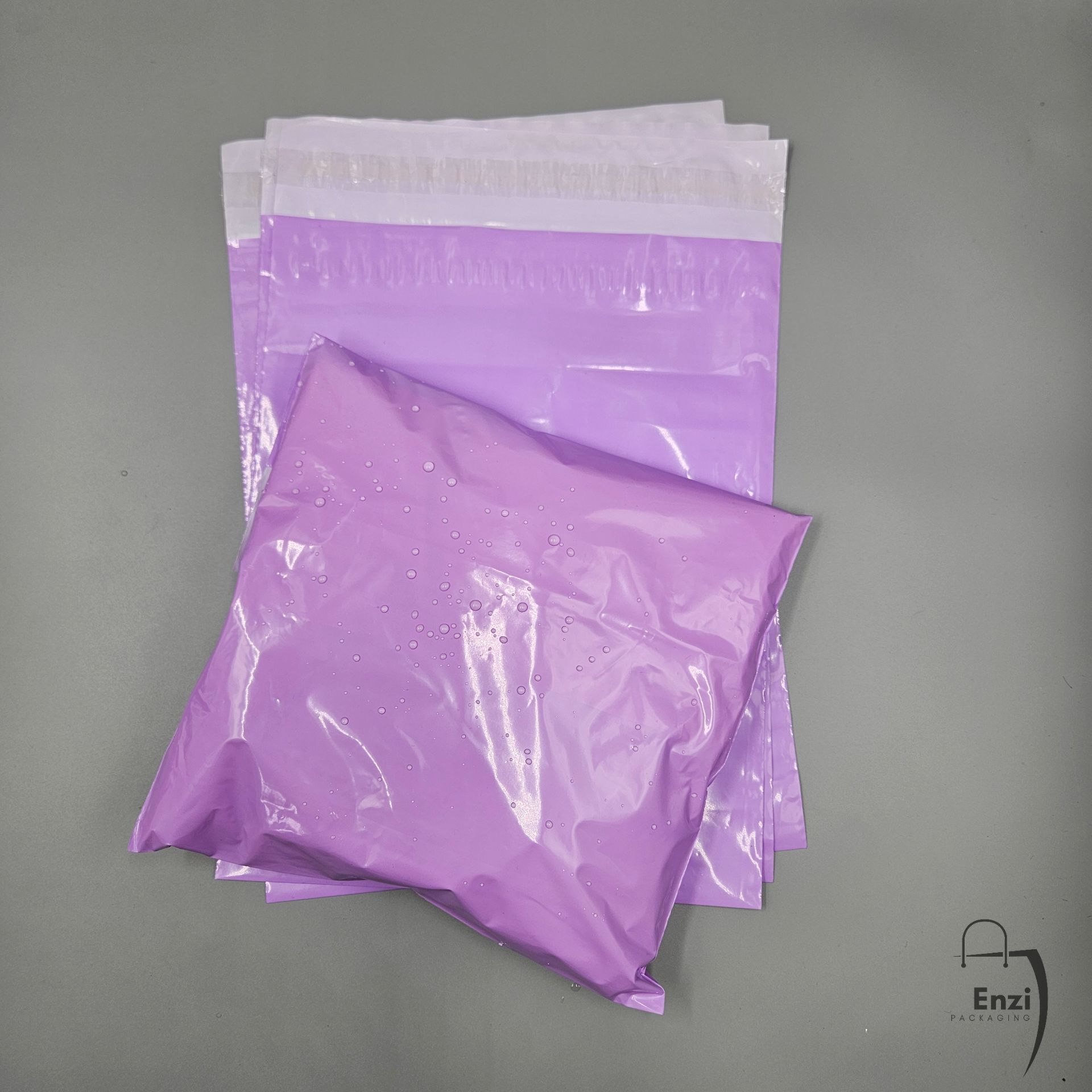 Purple Polymailer Packaging Bags