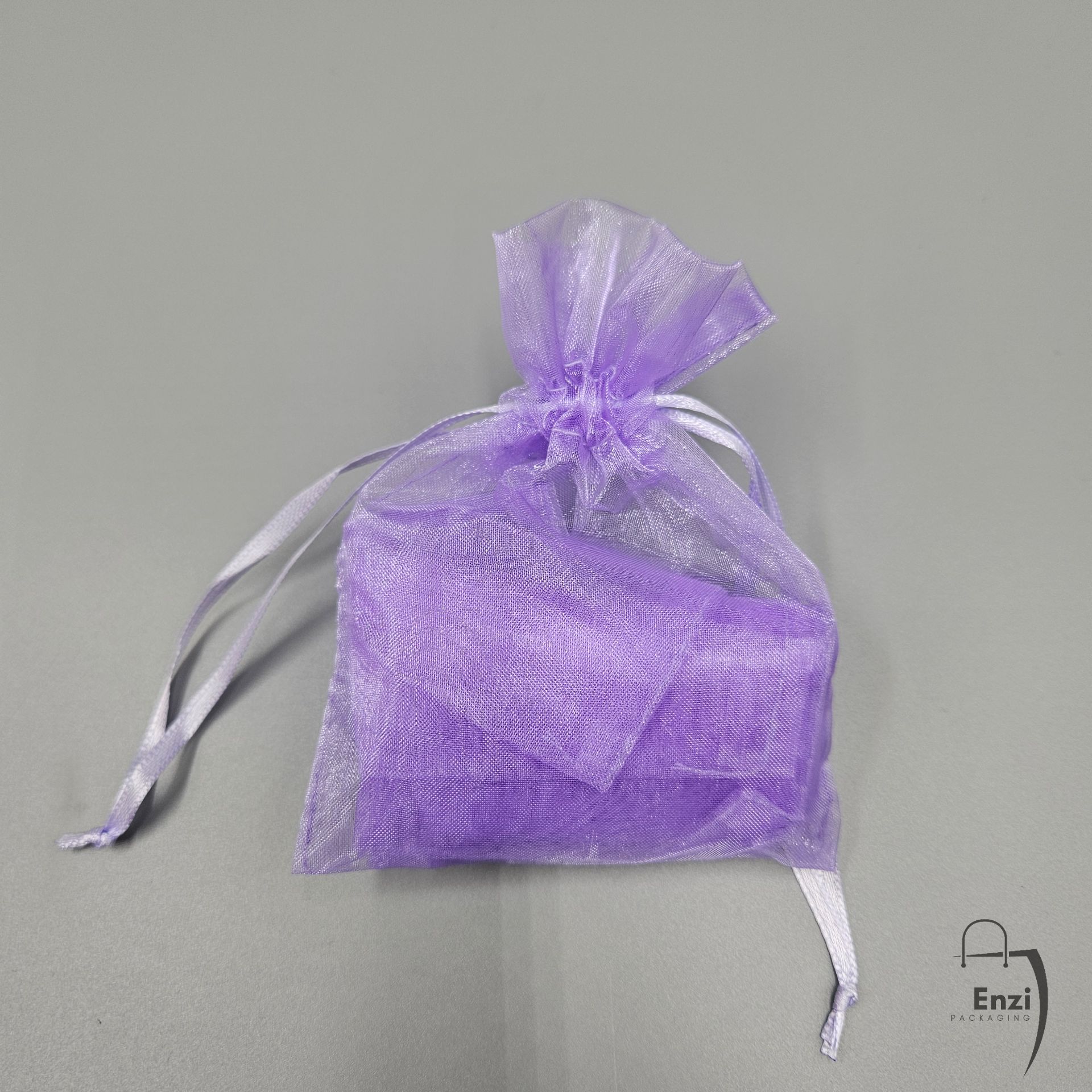 Purple Organza Bags Medium