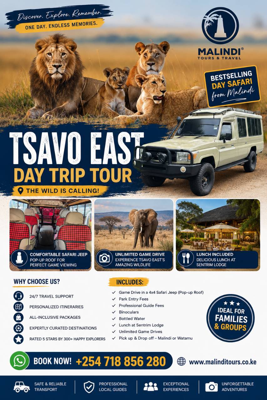 Tsavo East National Park Day Trip